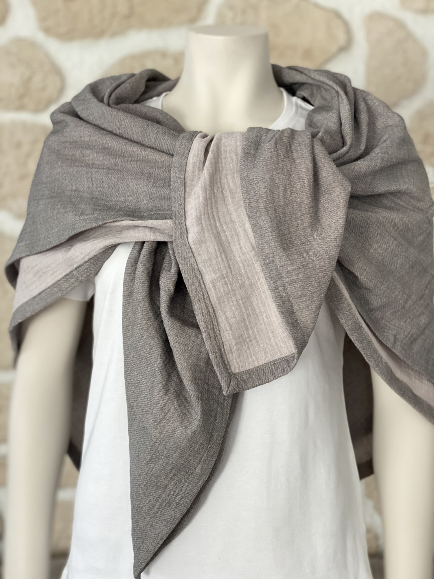 Musselinschal-sand-auf-Büste2